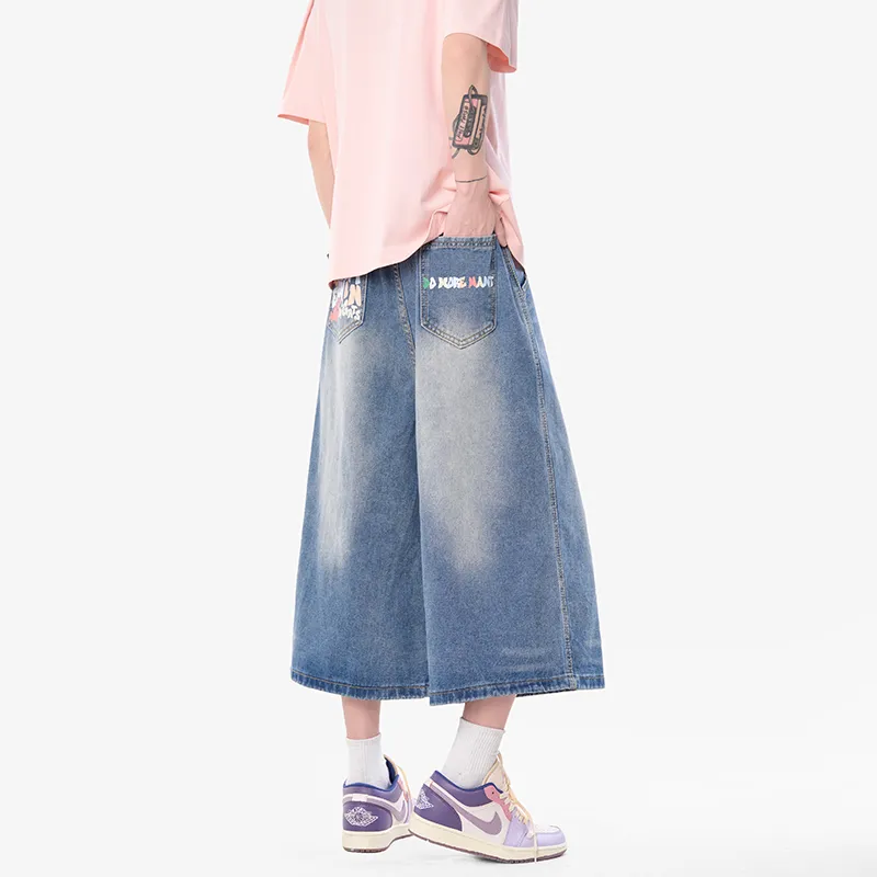 SOCKKEY Denim Shorts Unisex-16