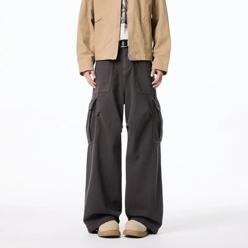 SOCKKEY Cargo Pants Unisex Khaki-9