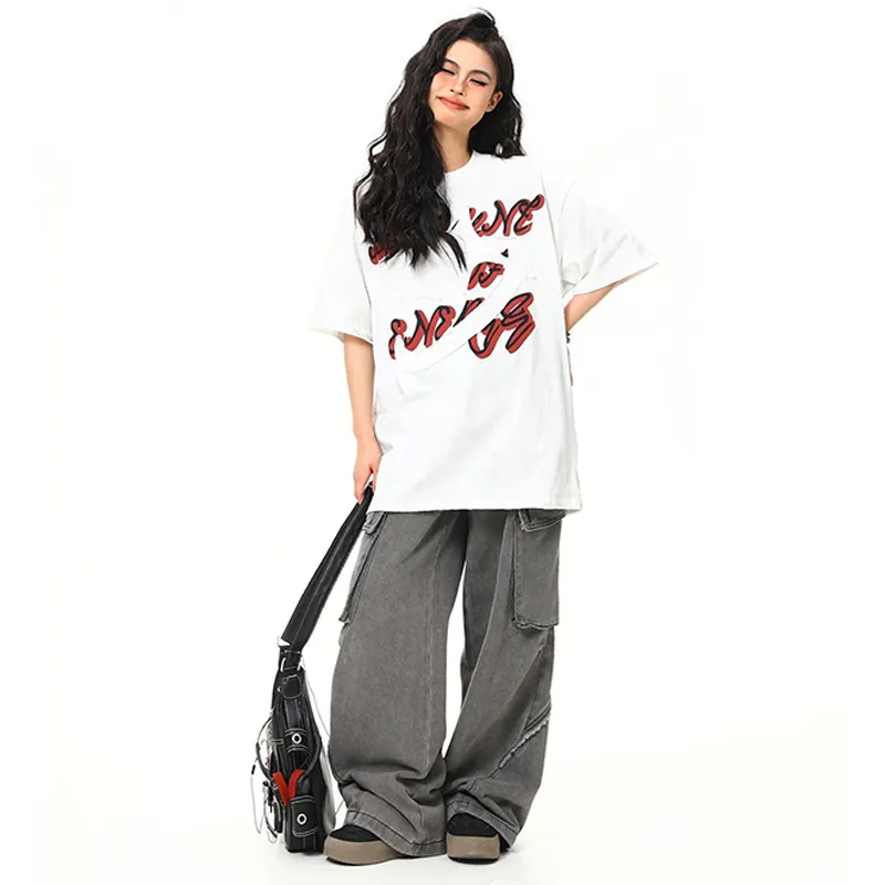 SOCKKEY T Shirts Unisex White-7