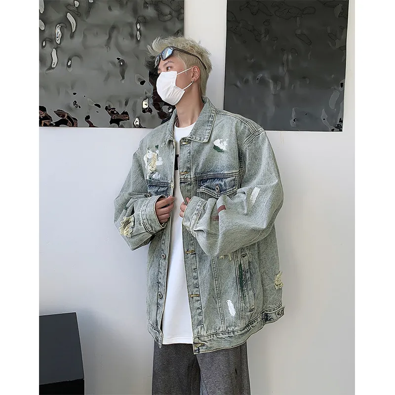 SOCKKEY Denim Jacket Unisex Blue-4