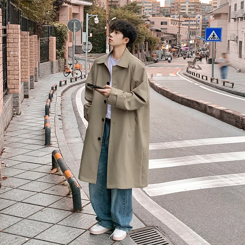 SOCKKEY Trench Coats Unisex-9