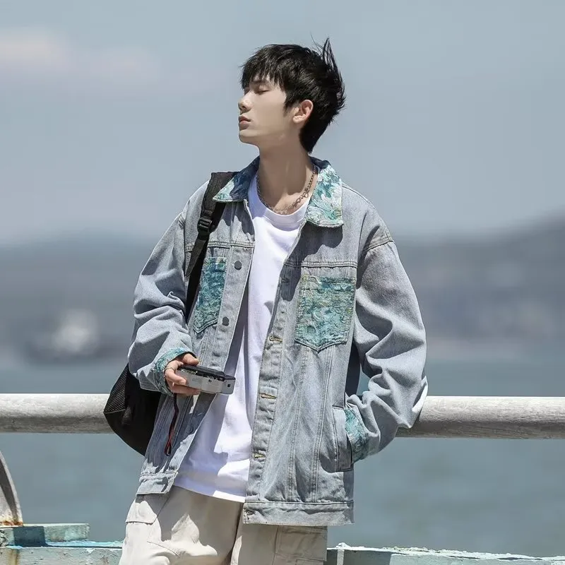 SOCKKEY Denim Jackets Unisex-11