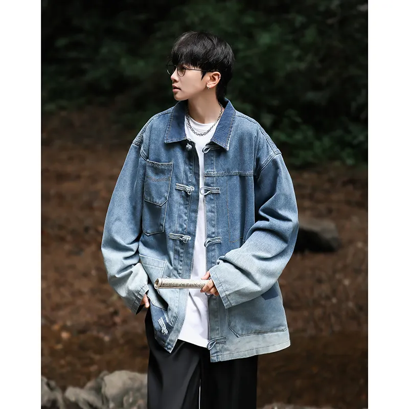 SOCKKEY Denim Jacket Unisex Blue-4