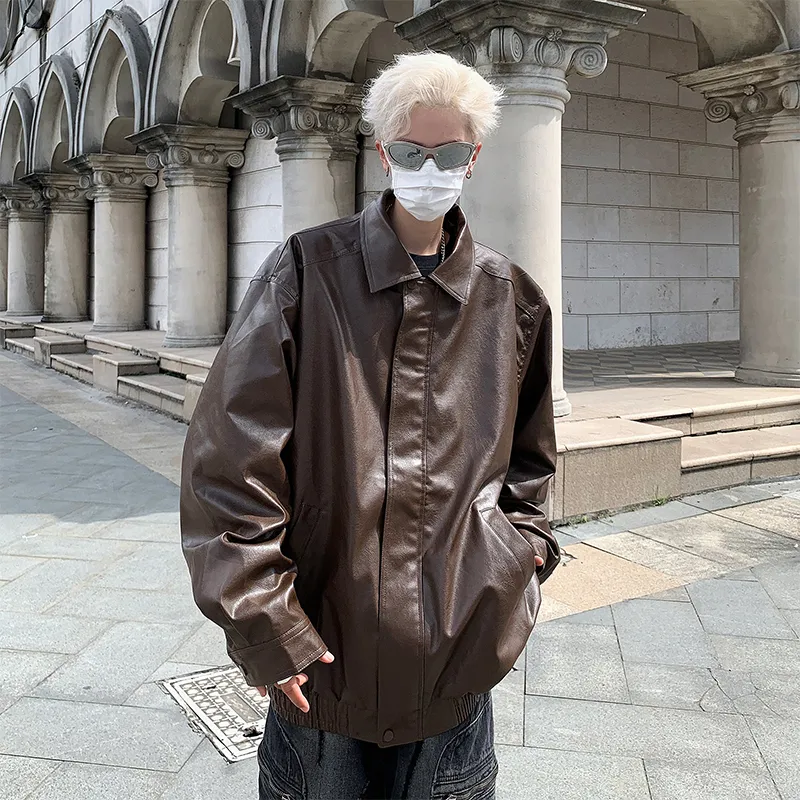 SOCKKEY Leather Jackets Unisex-13