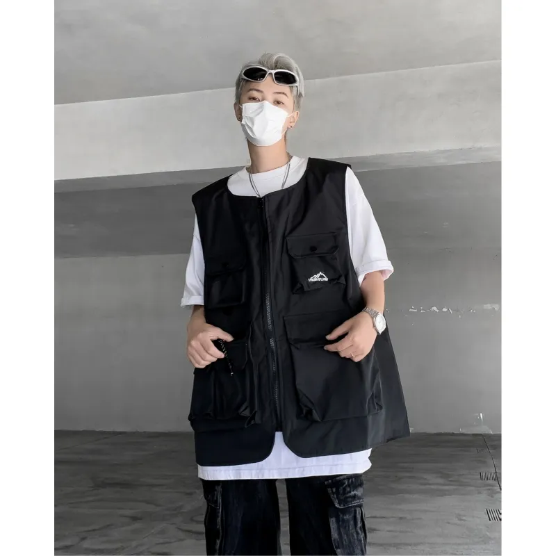 SOCKKEY Vests Unisex Black-4