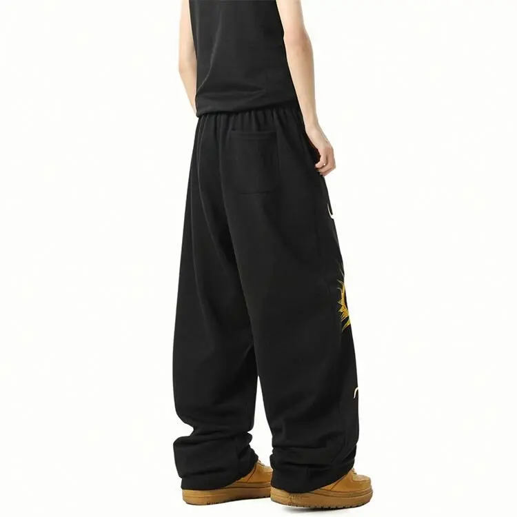 SOCKKEY Casual Pants Unisex Black-1