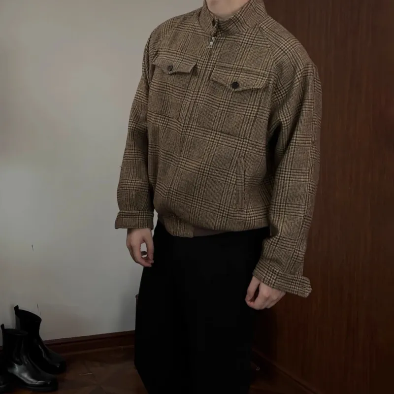 SOCKKEY Jackets Coats Unisex Brown-2