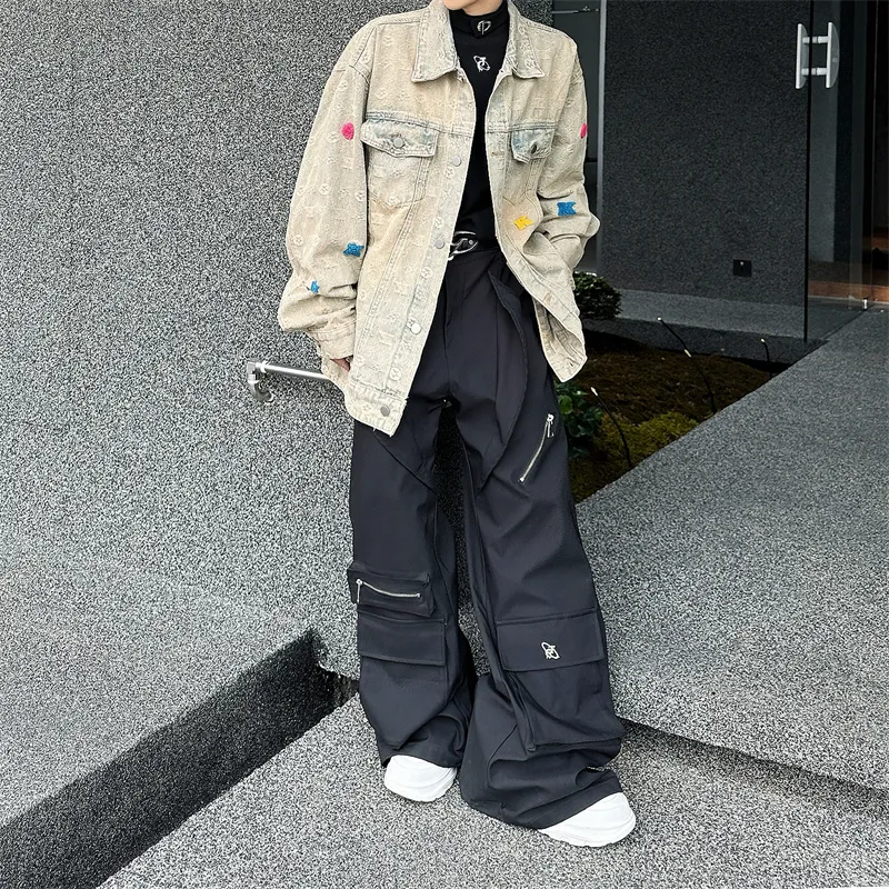 SOCKKEY Denim Jacket Unisex Yellow Mud-5