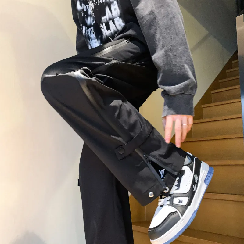 SOCKKEY Cargo Pants Unisex Black-2
