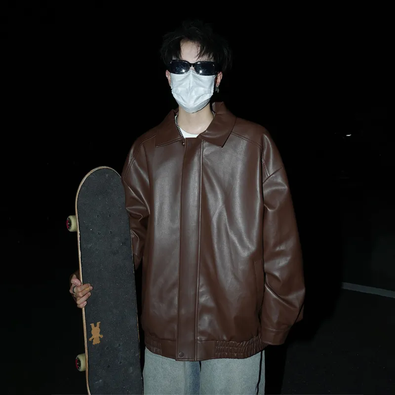 SOCKKEY Leather Jackets Unisex-13