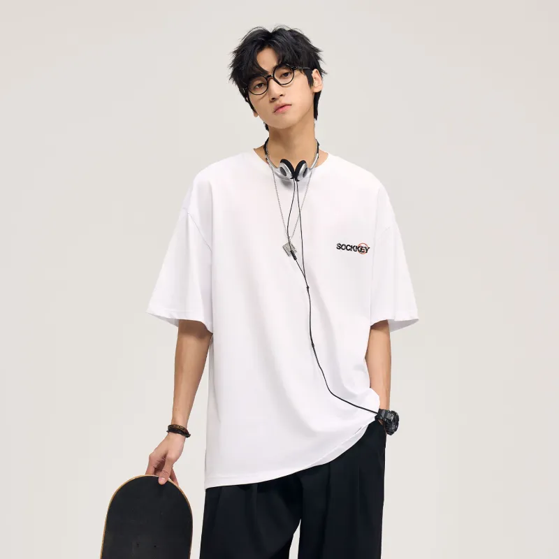 SOCKKEY Drop Shoulder Sleeve T Shirt Unisex-8