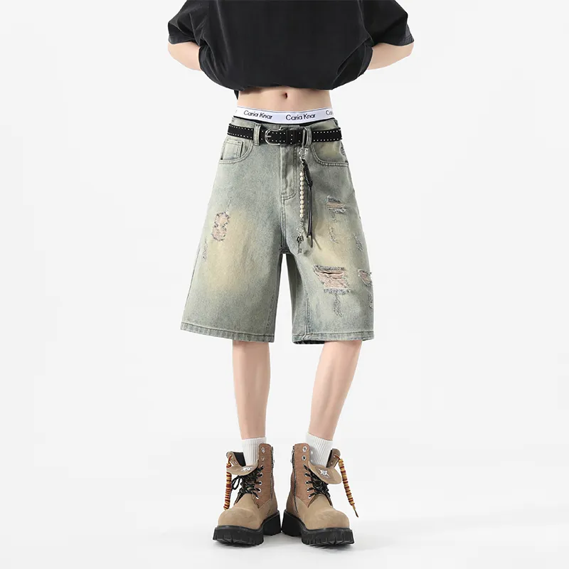 SOCKKEY Denim Shorts Unisex-11