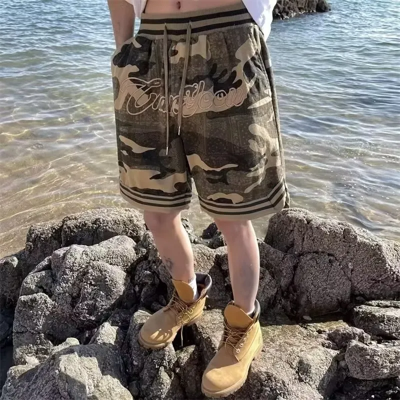 SOCKKEY Cargo Shorts Unisex Green-1