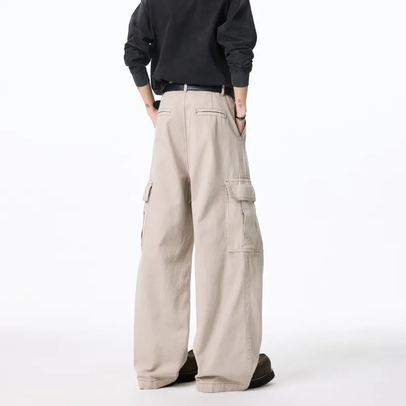 SOCKKEY Cargo Pants Unisex Khaki-6
