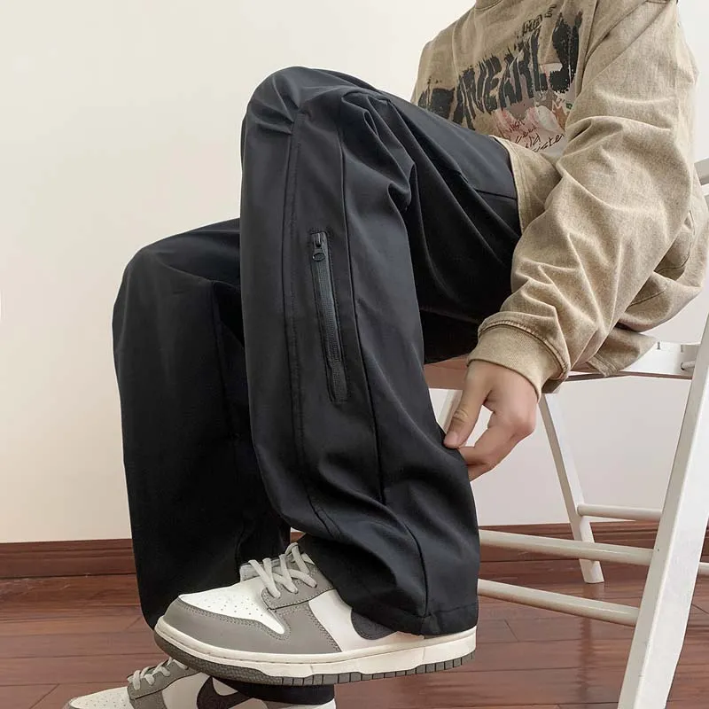 SOCKKEY Casual Pants Unisex Black-1