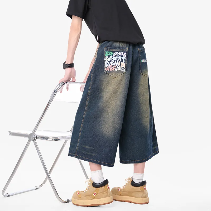 SOCKKEY Denim Shorts Unisex-13