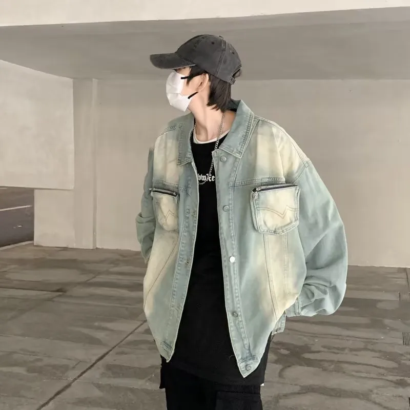 SOCKKEY Denim Jacket Unisex Yellow Mud-3