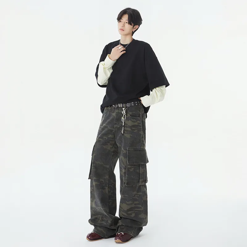 SOCKKEY Jeans Unisex Camouflage-3