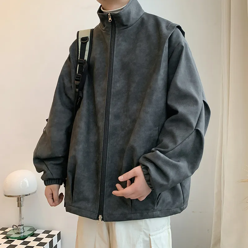 SOCKKEY Leather Jackets Unisex-4