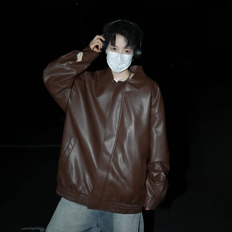 SOCKKEY Leather Jackets Unisex-12