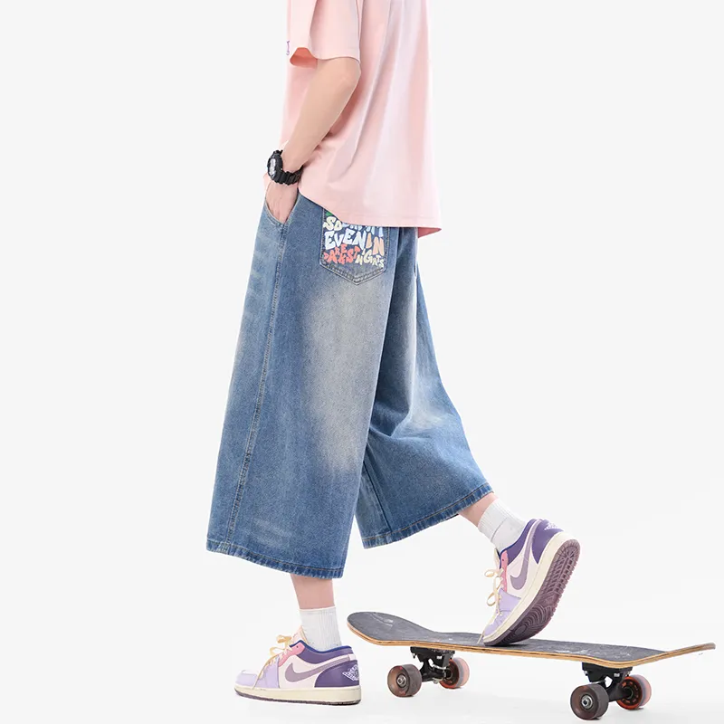 SOCKKEY Denim Shorts Unisex-18