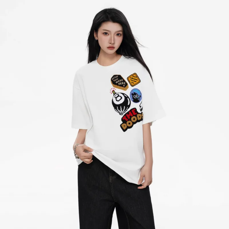 PAINT STAIN Classic Minimalist Style T Shirt Unisex-2