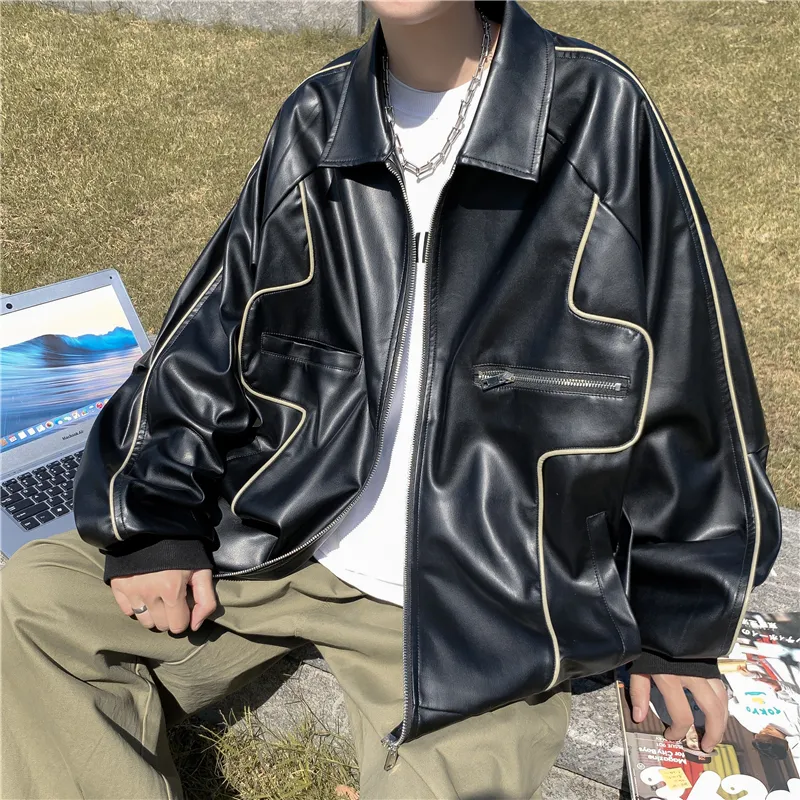 SOCKKEY Leather Jackets Unisex-3