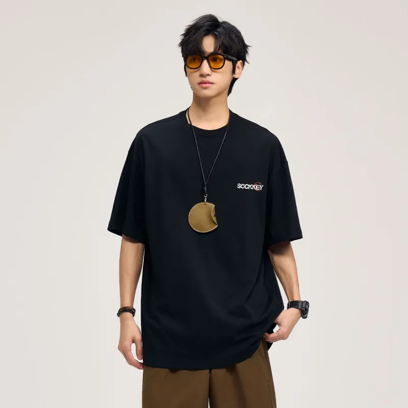 SOCKKEY Drop Shoulder Sleeve T Shirt Unisex-3