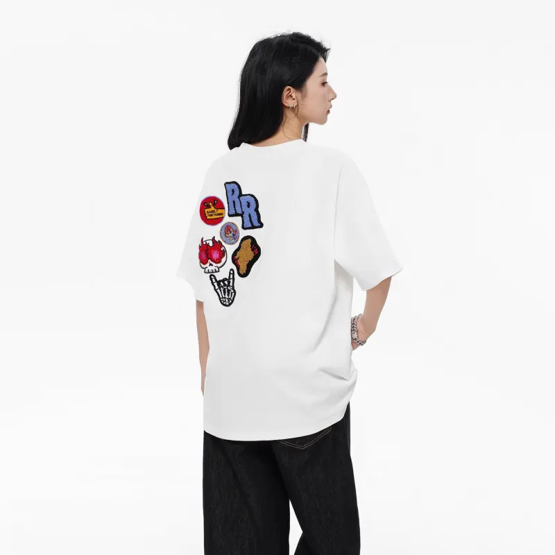 PAINT STAIN Classic Minimalist Style T Shirt Unisex-5
