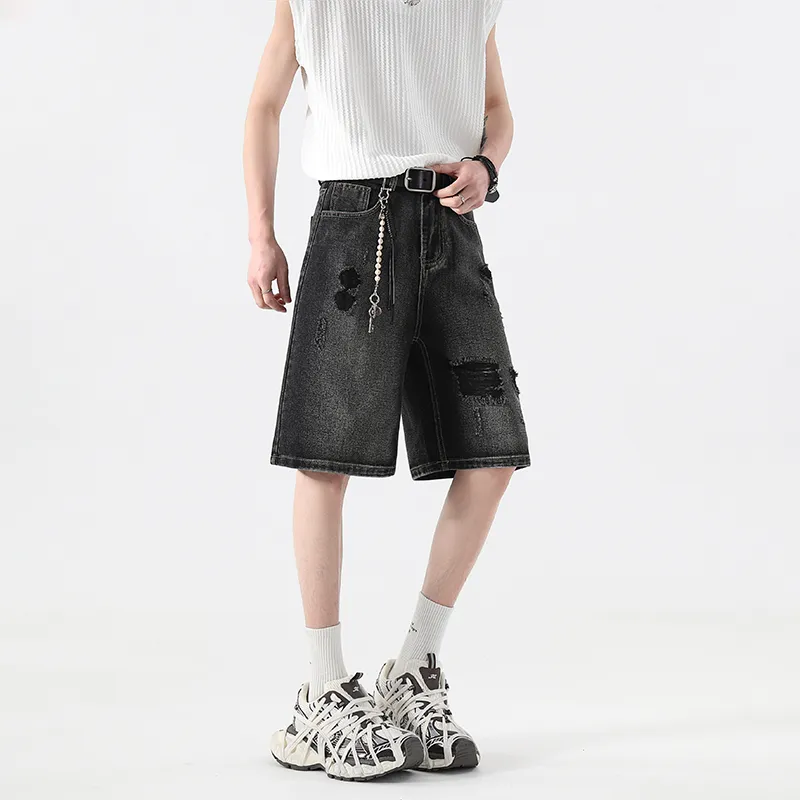 SOCKKEY Denim Shorts Unisex-17