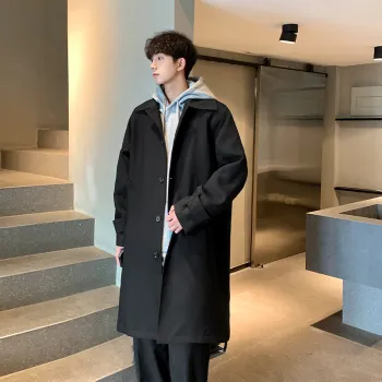 SOCKKEY Trench Coats Unisex
