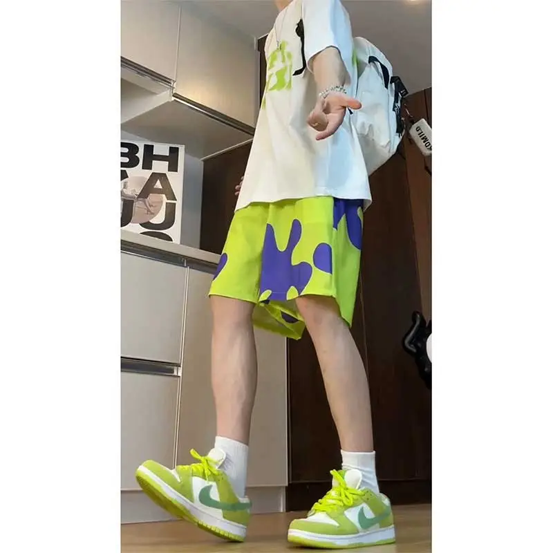 SOCKKEY Casual Shorts Unisex Green-1