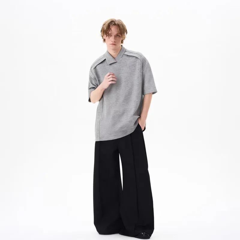 SOCKKEY Polo Shirts Unisex Gray-4