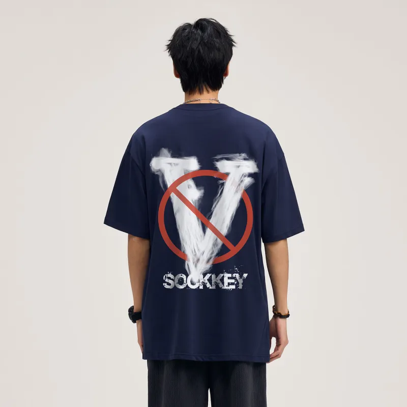 SOCKKEY Drop Shoulder Sleeve T Shirt Unisex-14