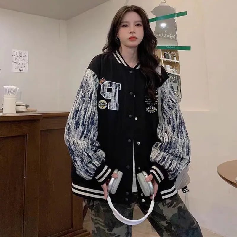 SOCKKEY Baseball Jacket Unisex Ecru-7