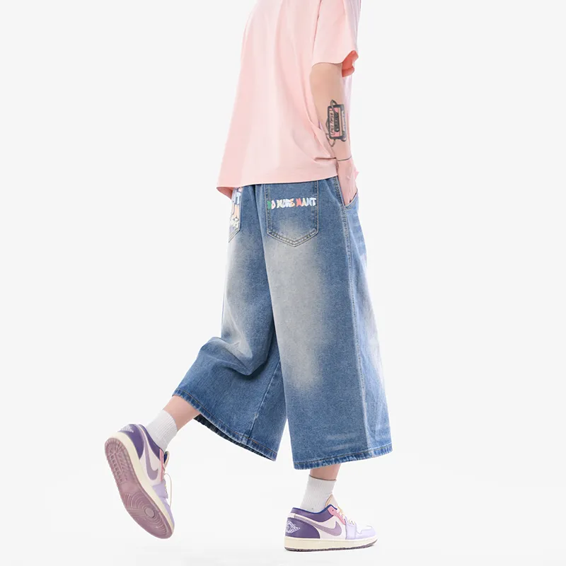 SOCKKEY Denim Shorts Unisex-17