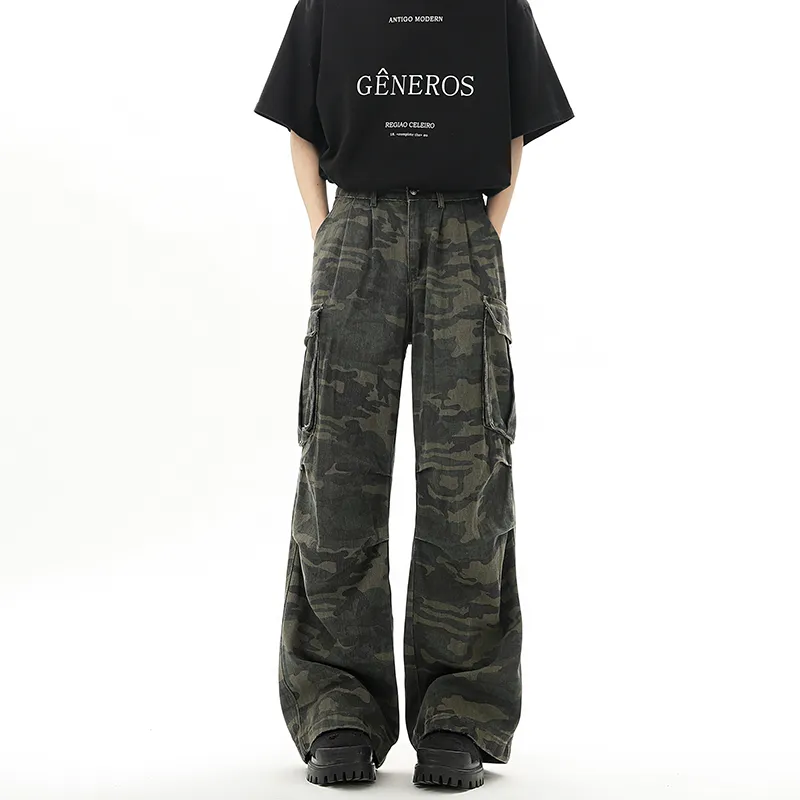 SOCKKEY Cargo Pants Unisex Camouflage-2