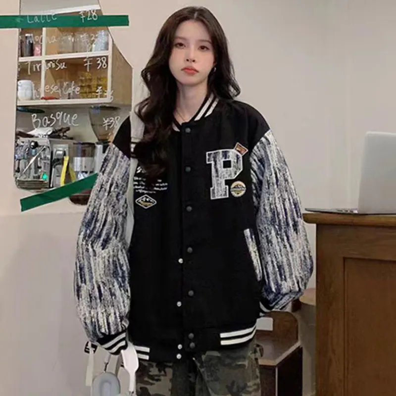 SOCKKEY Baseball Jacket Unisex Ecru-9
