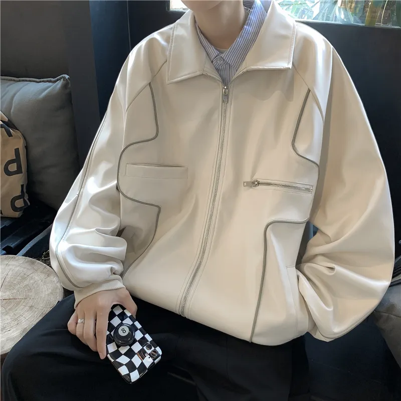 SOCKKEY Leather Jackets Unisex-16