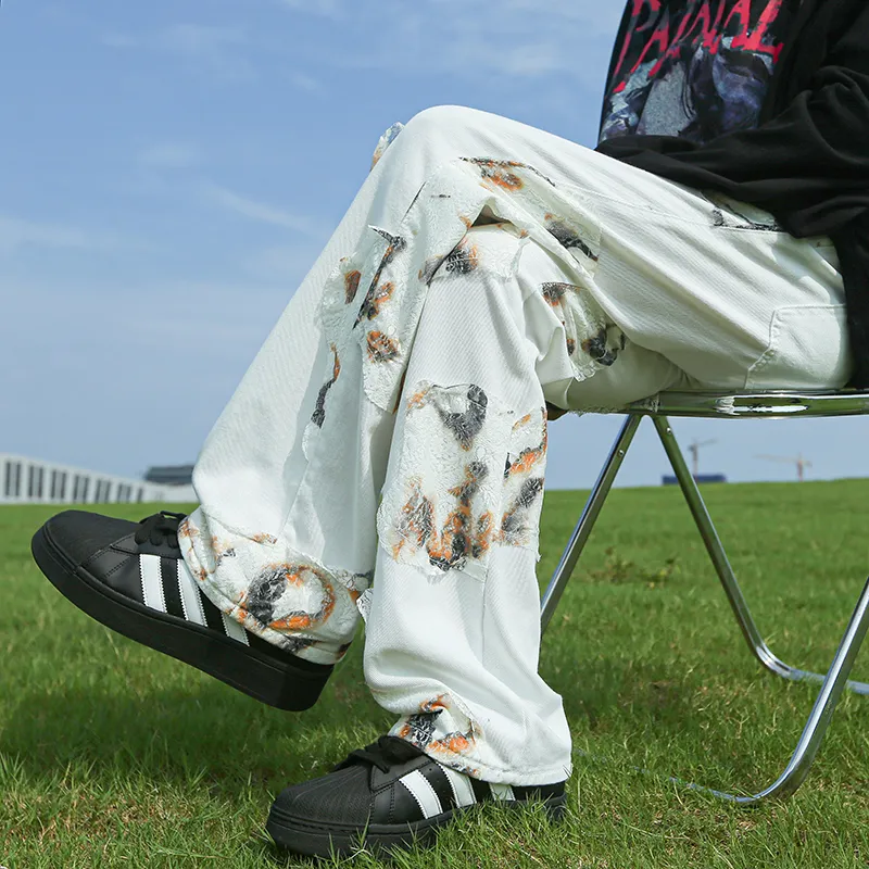 WELTER EXPERIMENT Jeans Unisex White-7