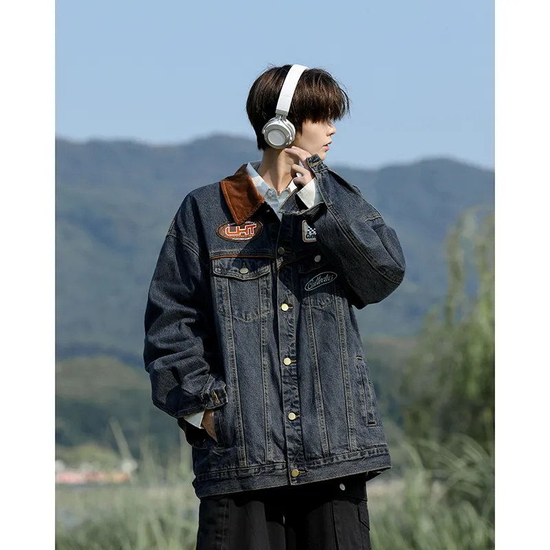 SOCKKEY Denim Jacket Unisex Blue-6