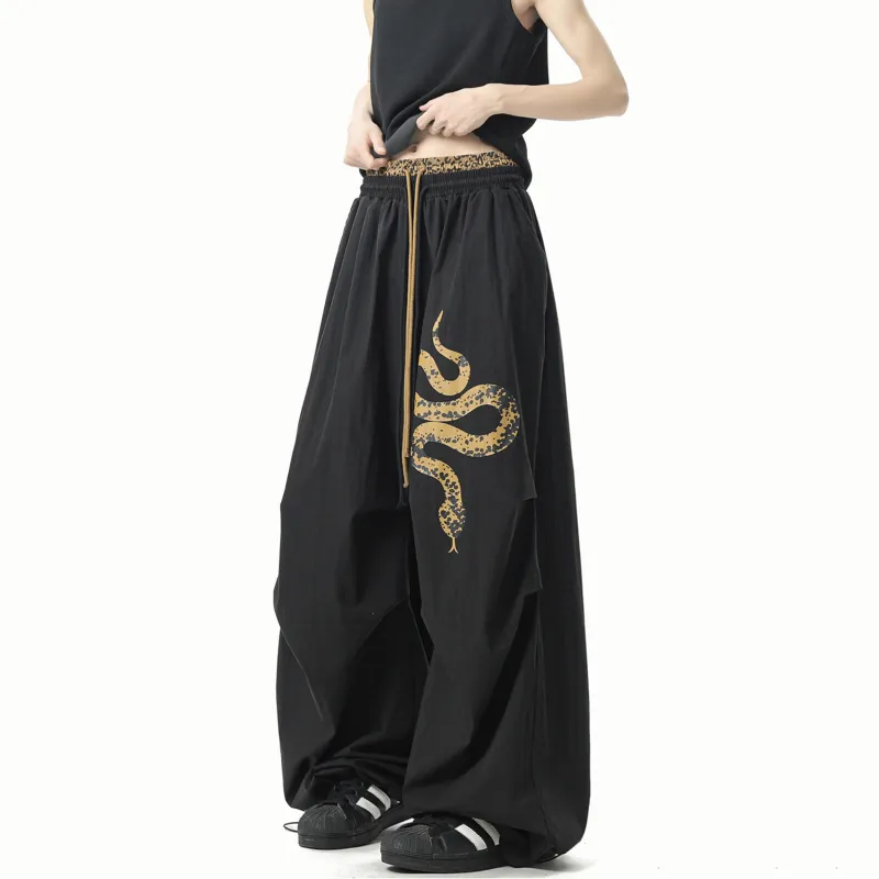 SOCKKEY Casual Pants Unisex Black-2