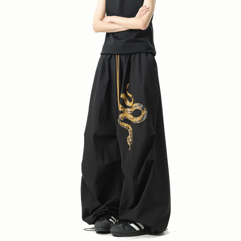 SOCKKEY Casual Pants Unisex Black-3