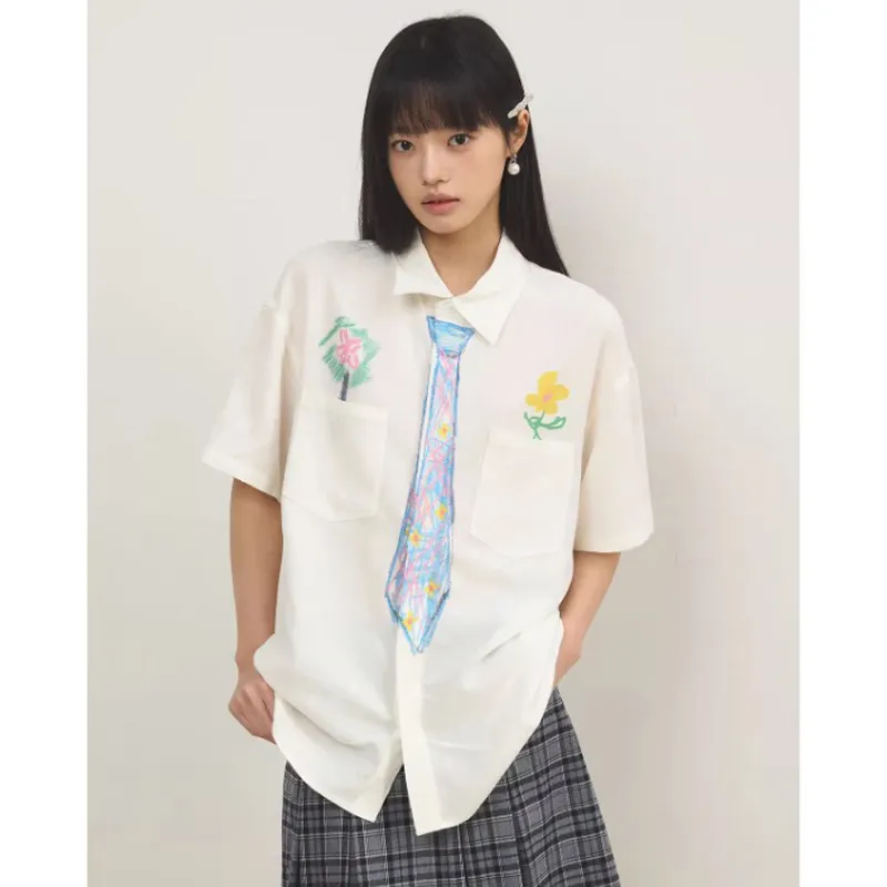 SOCKKEY Shirts Unisex White-4