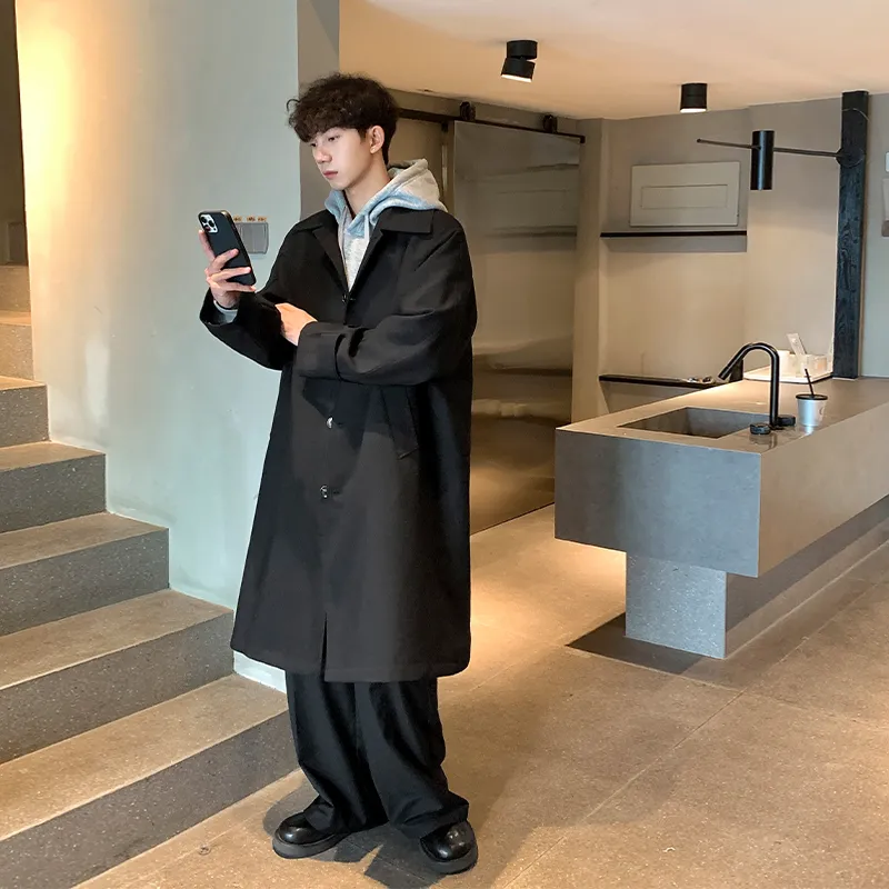 SOCKKEY Trench Coats Unisex-2