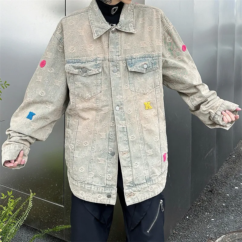 SOCKKEY Denim Jacket Unisex Yellow Mud-7