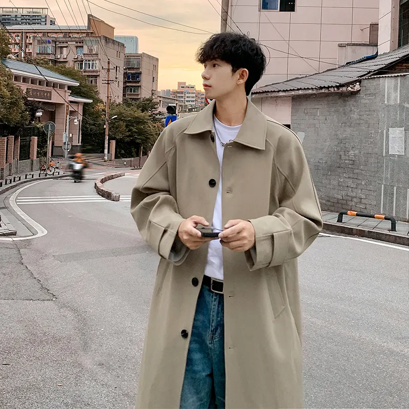 SOCKKEY Trench Coats Unisex-11