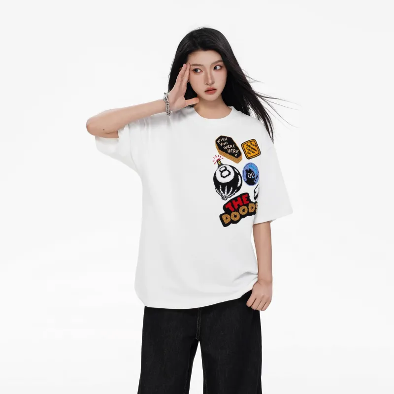 PAINT STAIN Classic Minimalist Style T Shirt Unisex-3