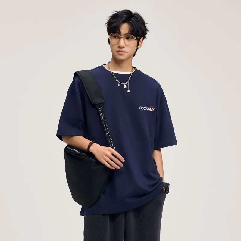 SOCKKEY Drop Shoulder Sleeve T Shirt Unisex-13