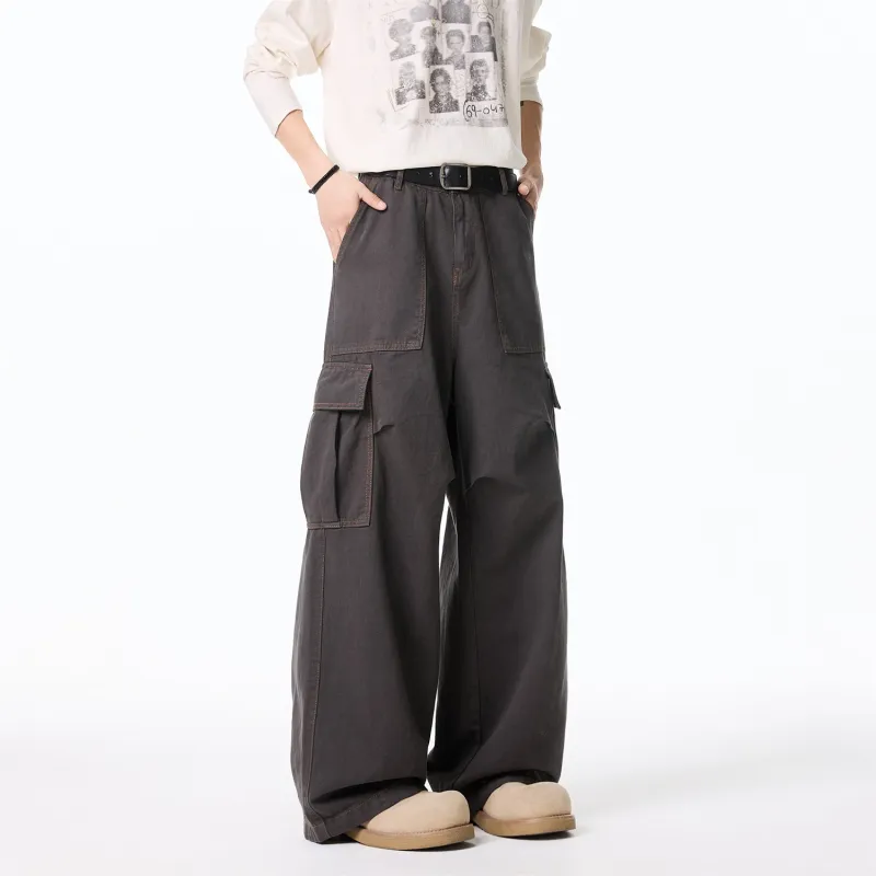 SOCKKEY Cargo Pants Unisex Khaki-11